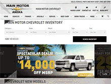 Tablet Screenshot of mainmotor.com